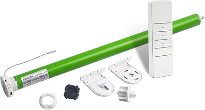 5V USB-C Tubular Motor Blinds Kit Retrofit Motorized Roller Blind with Remote Control, Rechargeable Smart Blinds for Windows