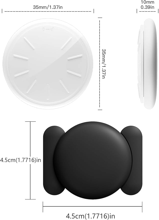 Tracker Device for Vehicles,Real Time GPS Car Tracker Work with Apple Find My(iOS Only),No Monthly Fee Anti-Theft Hidden Car GPS Tracker with Magnetic Case (Black,1PCS)