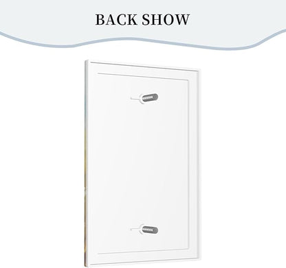 Decorative Light Switch Plate Covers White Daisy Flowers Floral Oil Painting 1 Gang No Device Single Blank Outlet Covers Wall Plate Light Switch Cover Plate for Bedroom Home Decor