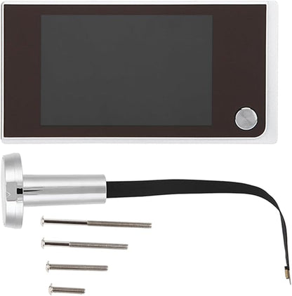 3.5" Digital LCD 120 Degree Peephole Viewer, Smart Home Security Camera, Wide Angle Electronic Cat Eye with OV Industrial HD Sensor, for Doors with 14 28mm Hole and 40 100mm Thickn