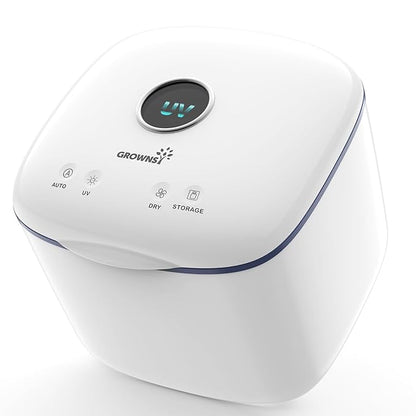 GROWNSY UV Sanitizer and Dryer, 4in1 Cleaner and Sanitizing Machine UV Sanitizer Box Household for Baby Bottles Toys Clothes Baby Stuff, for Family Toothbrush Beauty Tools Phone