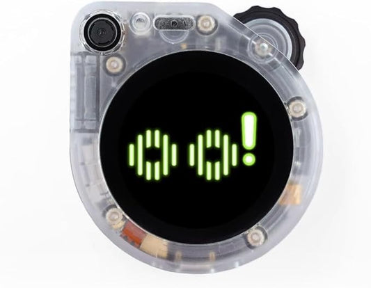SenseCAP Watcher W1-A AI Agent with Clear Enclosure, ESP32S3 Processor, Microphone, Camera, Speaker, Voice Control