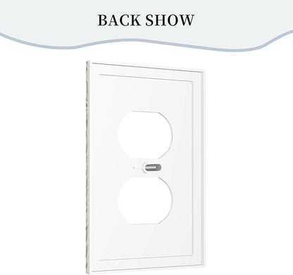 Decorative Outlet Covers Vintage Morris Willow Leaf Green Leaves 1 Gang Wall Plate Receptacle Duplex Light Switch Cover Plate Single Dual Plug Covers Electrical Switchplate Faceplate