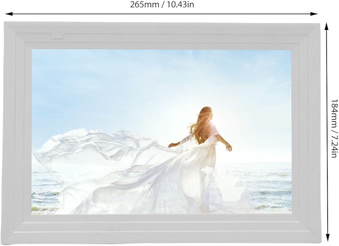 Sorandy 10.1 Inch Digital Picture Frame, WiFi Smart Photo Frame with 1280x800 IPS HD Auto Rotate 32GB, Share Photos Remotely via App for Home Office Gift