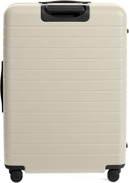 Away Large Checked Luggage, 29 Inch Hardside Suitcase with Spinner Wheels, Lightweight & Durable, TSA Lock, Salt White Matte