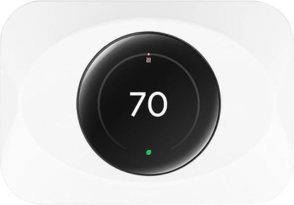 Nest Thermostat Wall Plate Cover Compatible with Google Nest Learning Thermostat (4th Gen), Practical Nest Thermostat Trim Kit, Nest Learning Thermostat 4 Accessory, Snap fit Design, White