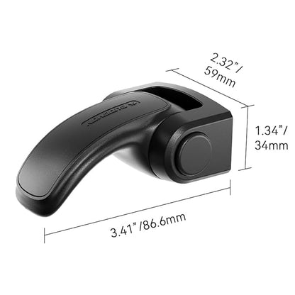 EUDEMON 1 Pack Oven Lock,Baby Proofing Oven Door Lock, Child Safety Oven Front Lock, Easy to Install & Use no Tools Need or Drill (Black)