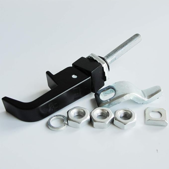2PCS Black Powder Coated Lift and Turn Compression Latch, Adjustable Grip¡­