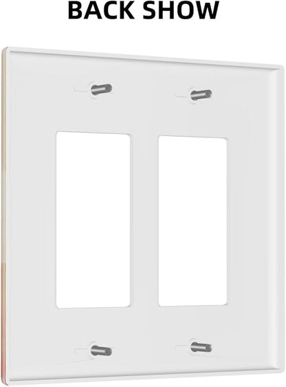Decorative Outlet Covers Minimalist Black Women Bohemia Sun 2 Gang Light Switch Cover Plate Double Rocker Wall Plate Switch Plate Covers Faceplate for Bedroom Home Decor