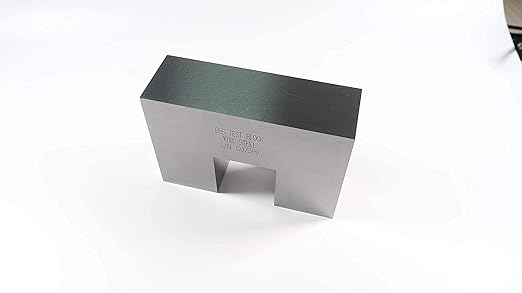 AWS-DS Sensitivity Distance Calibration Block UT Block 1018 Steel with Certificate