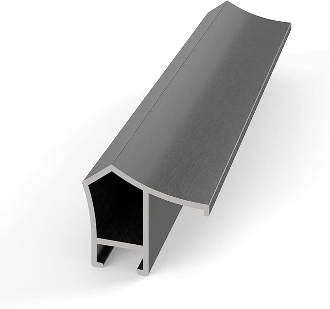 Graphite Prismatic 43" Alloy Deco TV Frame - Compatible ONLY with Samsung The Frame TVs (Fits 2021-2025, LS03A, LS03B, LS03C, LS03D, LS03FA)