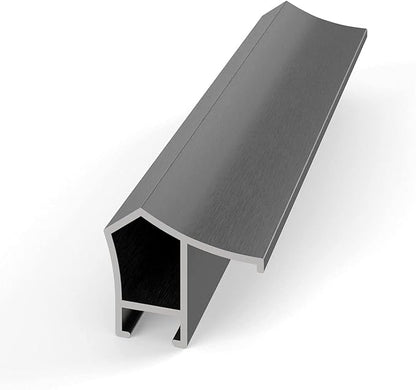 Graphite Prismatic 65" Alloy Deco TV Frame - Compatible ONLY with Samsung The Frame TV and Pro TVs (Fits 2021-2025, LS03A, LS03B,LS03C,LS03D,LS03FA,LS03FW)