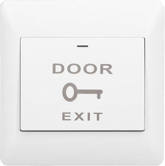 Push Button Door Release, Smart Door Switch Panel Push to Exit Button Release No or Com Switch Panel Auto Reset Wifi App Remote Voice Control