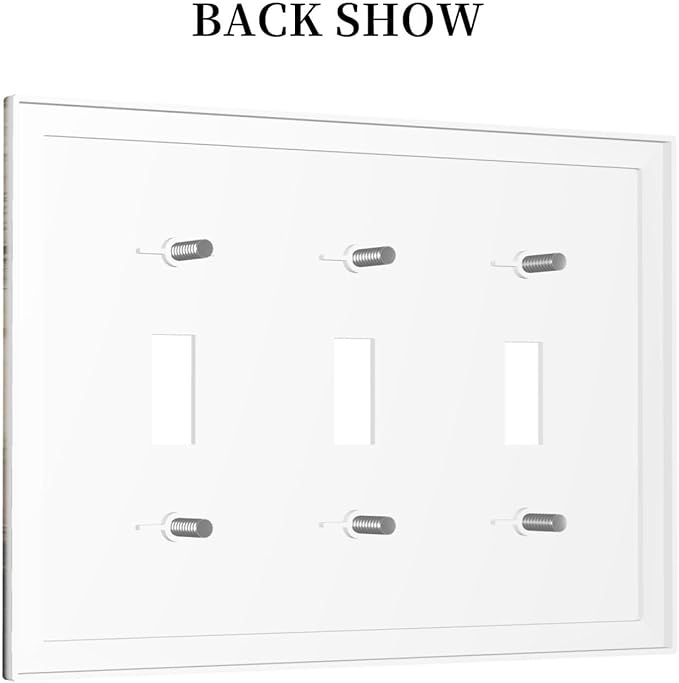 Decorative Switch Plates Vintage Octopus Ocean Sailboat Bizarre Adventure 3 Gang Wall Plate Faceplate Triple Toggle Light Switch Cover Electrical Wall Panels for Bathroom Kids room Decor