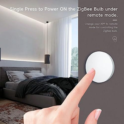ZigBee3.0 Smart Remote Button Tuya Scene Remote, Need Zigbee Hub, Smart Switch ZigBee Remote Work with Tuya Smart Life APP (3)