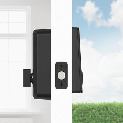 Kwikset Halo Select Smart Lock Keyless Entry Door Lock Wi-Fi and Matter Enabled Deadbolt No Hub Needed, Geofence Auto-Unlock, Grade AAA Certified, Easy Install, Satin Nickel Lifetime Finish Warranty