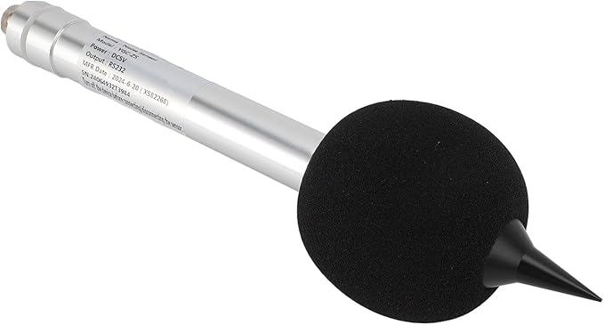 Pilipane Noise Sensor Decibel Test Transducer Sound Level Sensor RS232 Output 30 130dB Measurement Range DC5V for Industrial Environmental Monitoring Aluminum Alloy Construction