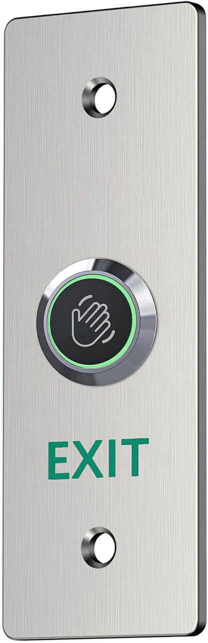 Infrared Sensor Exit Button IR Touchless Door Release 304 Stainless Steel IP67 Waterproof with LED Indicator for Access Control Systems