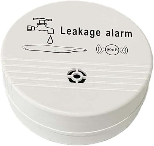 Water Leak Alarm Detectors 90dB Water Sensor Alarms Flood Detector for Basements Bathrooms Laundry Rooms