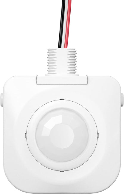 Single Pack Ceiling Occupancy Motion Sensor, Passive Infrared Technology, High Bay Fixture Mount 360 Degree, Hard-Wired, 120-277 VAC, Commercial, Industrial Grade Occupancy Sensor