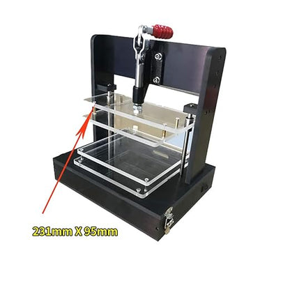 Universal PCB Test Stand, PCBA Test Rack Embryo Frame DIY Circuit Board Fixture Testing Jig 180x160MM with 4 Acrylic Board