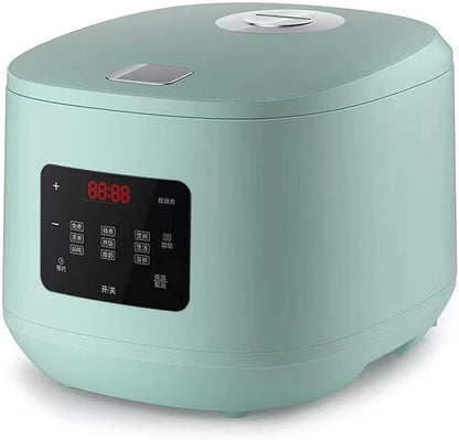 Rice Cooker, Household Small Mini 5L Portable Non-Stick Travel Smart Control Multifunctional Cooker