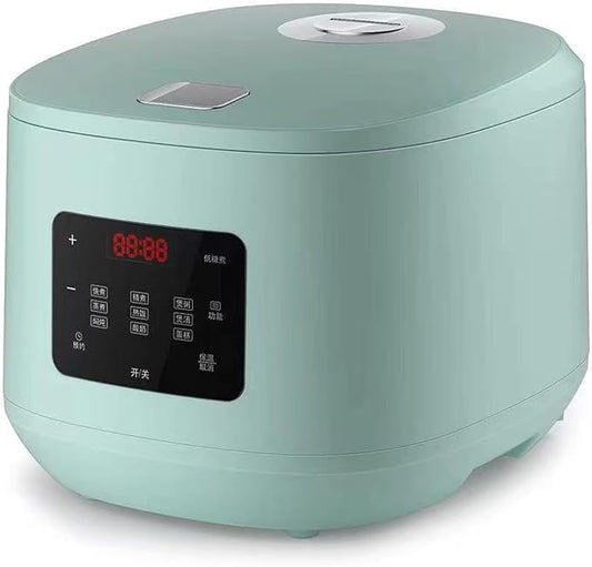 Rice Cooker, Household Small Mini 5L Portable Non-Stick Travel Smart Control Multifunctional Cooker