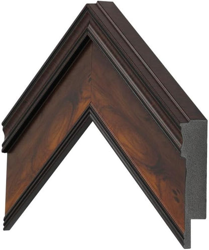 Burlwood 65" Premiere Deco TV Frame - Compatible ONLY with Samsung The Frame TV and Pro TVs (Fits 2021-2025, LS03A, LS03B,LS03C,LS03D,LS03FA,LS03FW)