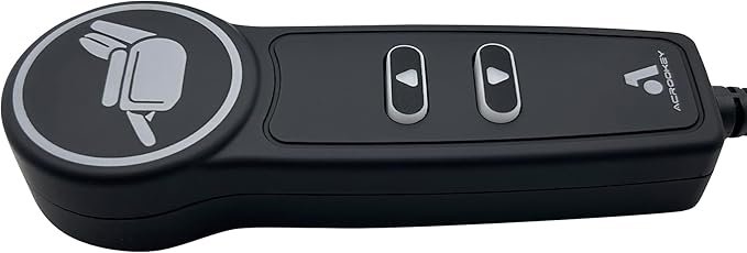 2 Button 5 Pin Remote with USB A C Ports and Backlight for Lift Chair Electric Sofa Power Recliner Hand Control Parts Replacement Handset Controller