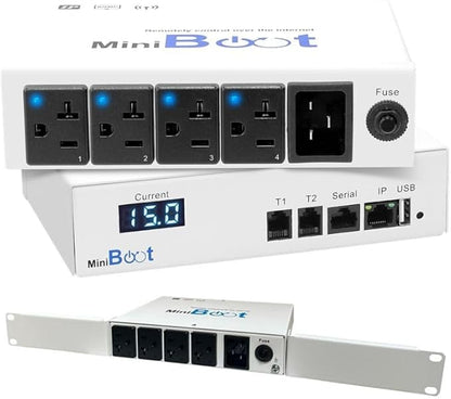 Smart PDU - IP Remote Reboot Power, 4 Switched NEMA 5-15R Outlets