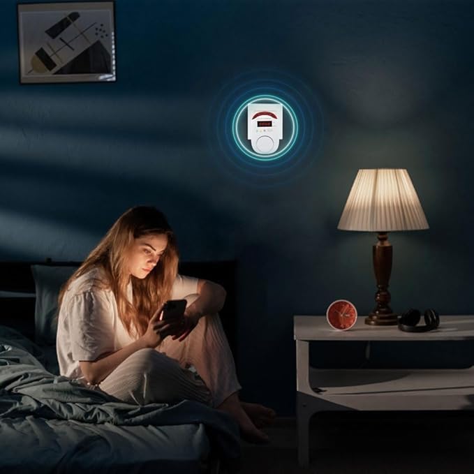 Carbon Monoxide and Natural Gas Detector, WESHLGD Plug in Carbon Monoxide & Gas Combination Detectors, 2-in-1 CO Detector and Combustible Gas Detector with Digital Display, Easy to Install(3 Packs)