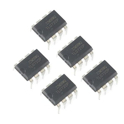 TL072 Dual Op Amp Operational Amplifiers IC Chip - DIP-8 - Low Noise