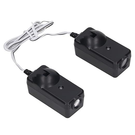 Garage Door ty Sensor Kit, Compatible with, Chamberlain, Sears, Raynor, ABS Construction, High ty with Infrared Technology