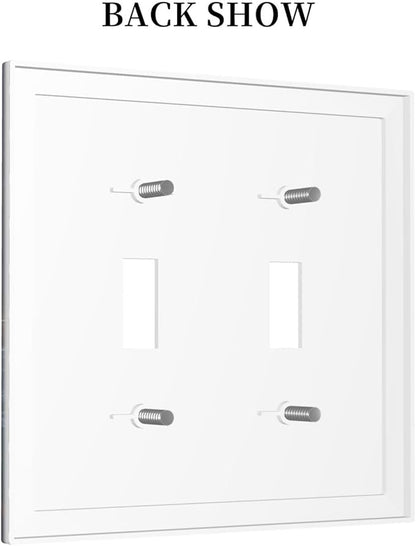 Decorative Switch Plate Covers Medieval Vintage Sailing Adventure Sailings Ocean Waves 2 Gang Double Toggle Light Switch Cover Plate Electrical Wall Plate Outlet Cover for Bedroom Cabin Decor