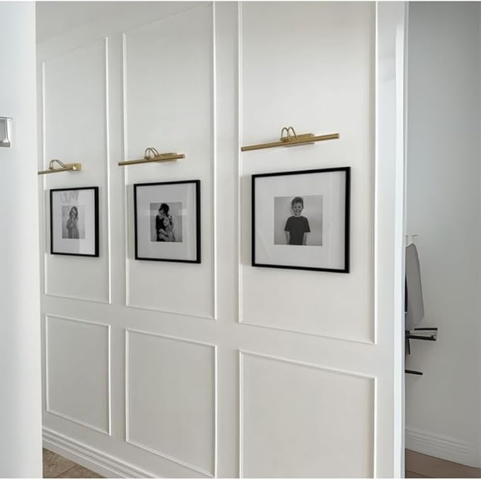 Peel and Stick Wall Molding Kit – Pre Cut Wainscoting Panels, DIY Molding Trim for Walls, Easy Install Accent Wall Kit, Peel and Stick Wainscoting Panels, Wainscoting Panels