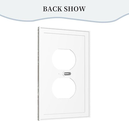 Gothic Vintage Abstract Brown Patterns Single Duplex Wall Plate Covers Light Switch Cover 1 Gang Outlet Plate Decorative Switchplate Covers Electrical Faceplate for Country Bathroom Decor