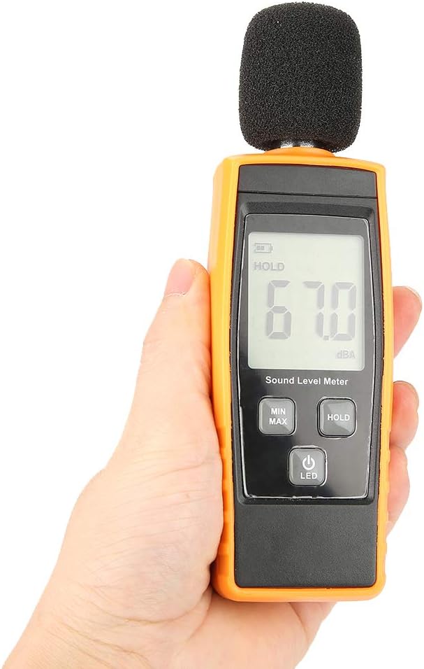 Decibel Meter LCD Digital Sound Level Meter DB Meter Environmental Noise Tester