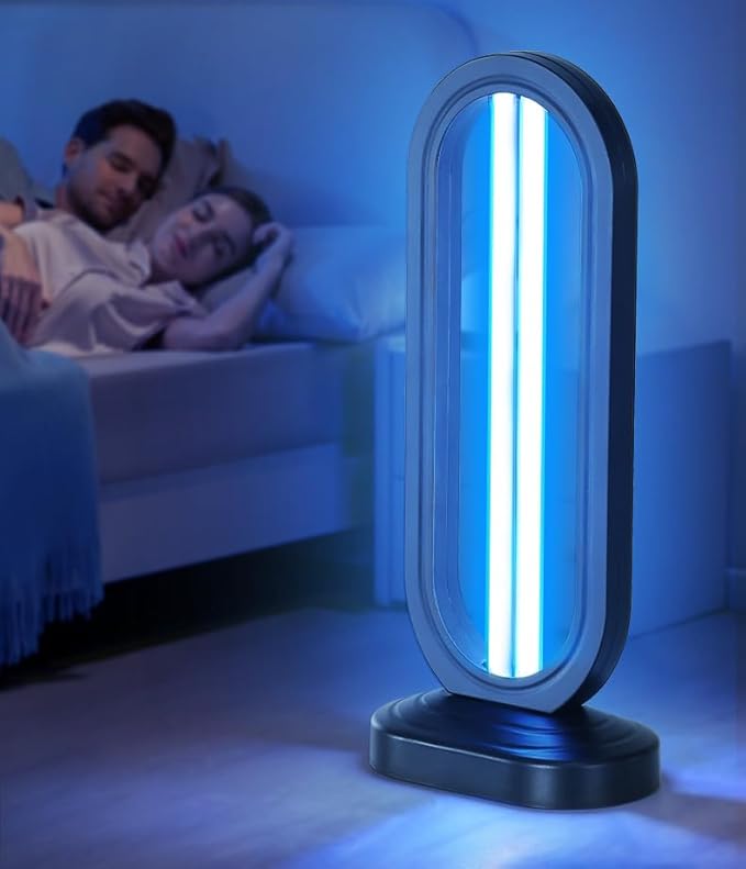UV Light Sanitizer with Ozone,Ultraviolet Light Sanitizer for Room,Home Disinfection Device,15/30/60 Minutes Timer