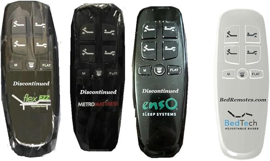 Richmat 7 Button HJH13D Wireless Remote Compatible with FlexEzz, Enso, Metro Mattress, Bedtech, and X5 iLift by Richmat