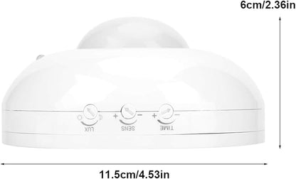 Occupancy Sensor Light Switch, 360 Degree PIR Motion Light Switch 110V‑240V Movement Sensor Light Switch Ceiling Mounted Motion Sensor Detector Switch
