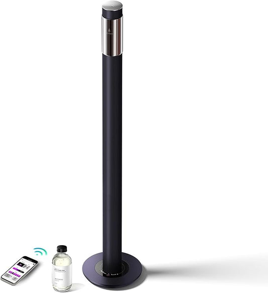 40-inch Large Waterless Essential Oil Diffuser, Luxury Hotel Scent Diffuser, Included 120ml Fragrance Oils, App Control,Scent Machine for Home,2000Sq.Ft Coverage, for Home, Office,Hotel,Spa,Deep Blue