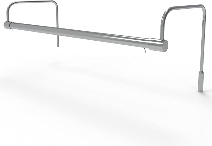 Cocoweb 21 Inch Tru-Slim Chrome Picture Light - LED, 2700K, Adjustable Arm, Plug-in, Toggle Switch, Sleek and Compact Design