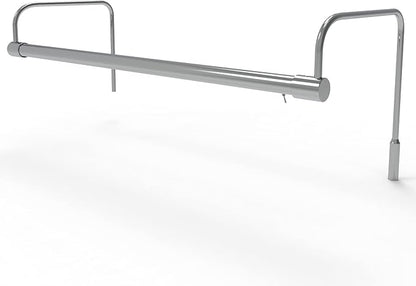Cocoweb 21 Inch Tru-Slim Chrome Picture Light - LED, 2700K, Adjustable Arm, Plug-in, Toggle Switch, Sleek and Compact Design