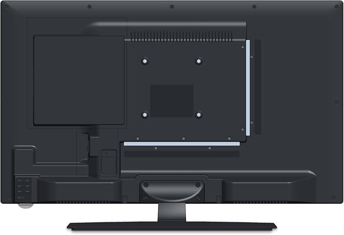 SYLVOX 27 Inch TV 12/24 Volt TV Full HD RV TV,1080P, Built-in Digital Video Disc Player and FM Radio, for Home, RV Camper and Mobile Use, Black