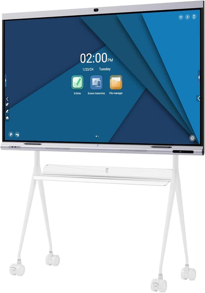 TIBURN 65" 4K UHD Smart Board with Auto-Framing Camera | Smart Whiteboard Interactive Touchscreen Display, Includes Wall Mount, Mobile Stand NOT Included,Ideal for Office, Classroom, and Conference