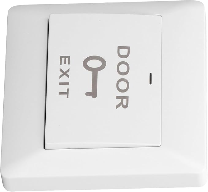 Push Button Door Release, Smart Door Switch Panel Push to Exit Button Release No or Com Switch Panel Auto Reset Wifi App Remote Voice Control