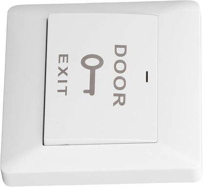 Push Button Door Release, Smart Door Switch Panel Push to Exit Button Release No or Com Switch Panel Auto Reset Wifi App Remote Voice Control
