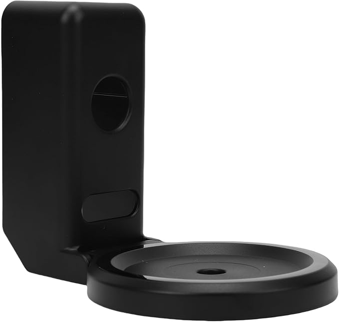 Yosoo Wall Mount Bracket for Dot 4th 5th Gen, Space Saving Speaker Holder Compatible with Smart Home Devices, Adjustable ABS Wall Stand for Living Room or Bedroom Use (Black)