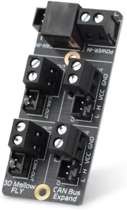 Expansion Board Module For 3D Printer, CANBus Support Up To 4 CAN Boards, Input Voltage 12V-24V, XH2.54 & KF128-5.028-2P Interfaces,For Crystal Interface Motherboard