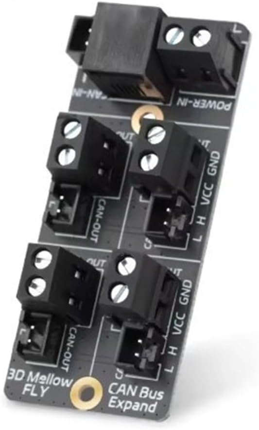Expansion Board Module For 3D Printer, CANBus Support Up To 4 CAN Boards, Input Voltage 12V-24V, XH2.54 & KF128-5.028-2P Interfaces,For Crystal Interface Motherboard